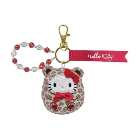 eyeup Sanrio Characters Nui Cologne Keychain | Stuffed Toy Get Up (01_Hello Kitty)