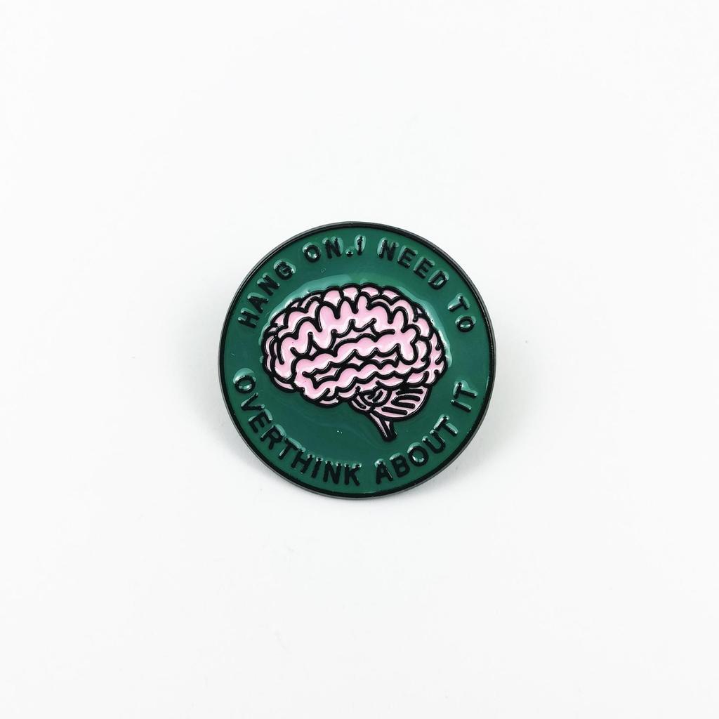 Devil Heart Cartoon Brooch: Versatile Alloy Accessory for Clothing and Backpacks