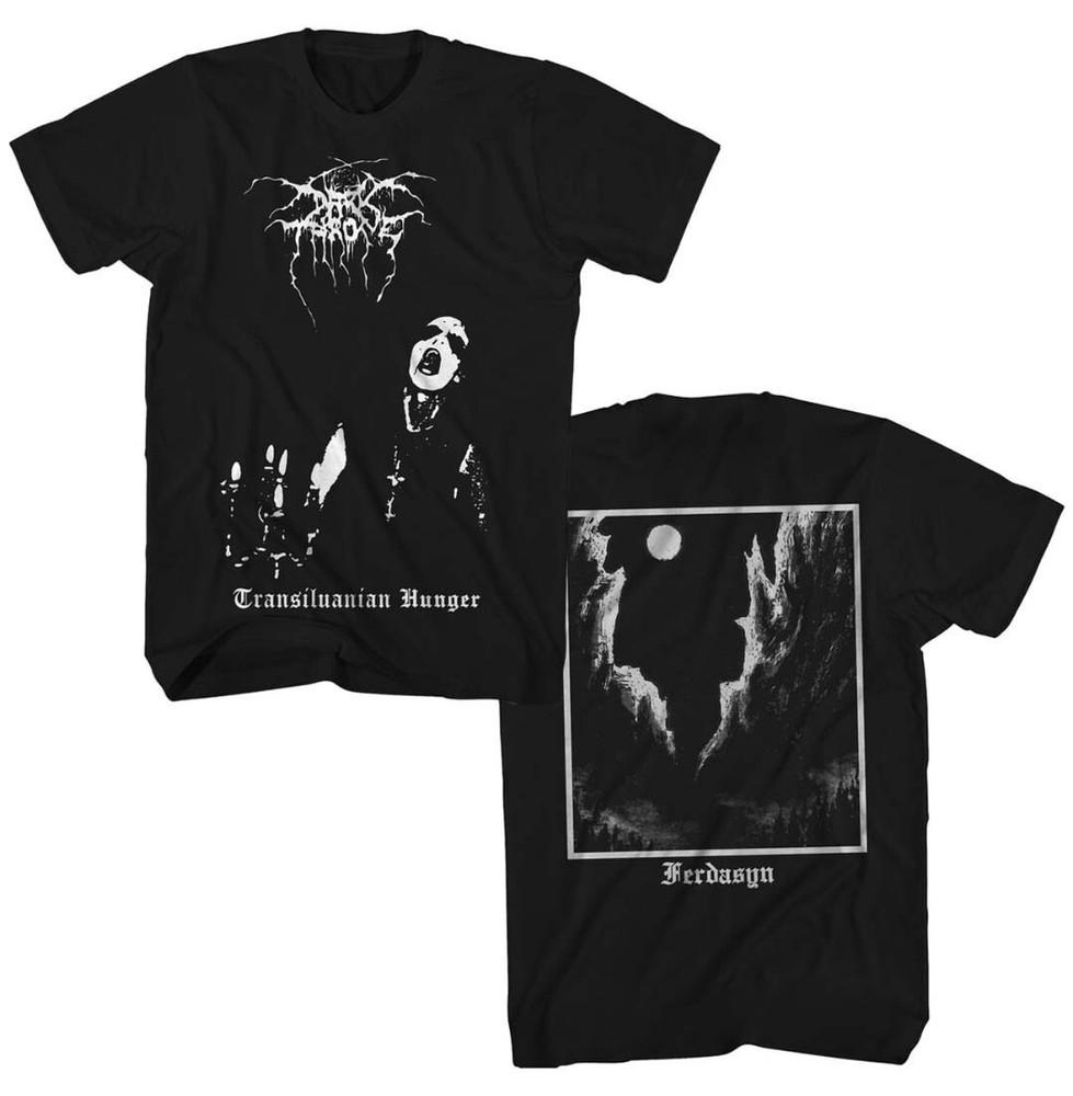 

Новый альбом Darkthrone Transilvanian Hunger Футболка группы блэк-метал (SML-3XL) 4XL