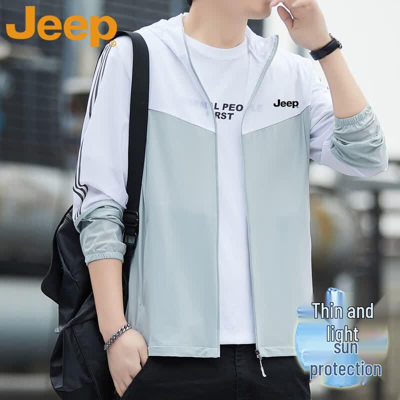 

JEEP Men s Ice Silk Sun Protection Jacket 5XL