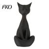 Mechanical Balance Cat Ornament 3D Printed Meditating Figurine, Modern Abstract Sculpture with Cross-Legged Pose, Collectible Art Piece Minimalist