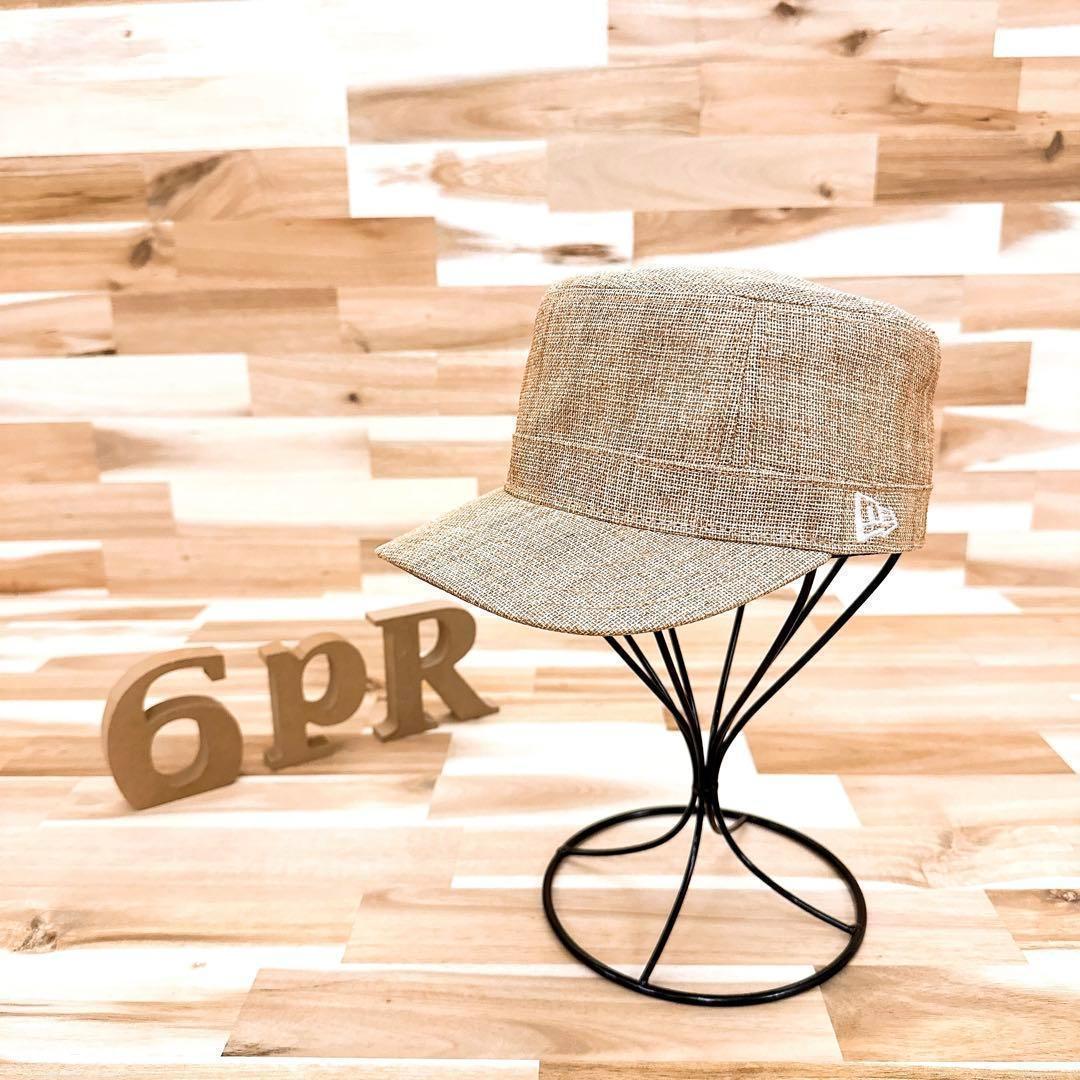 

[USED] New Era Paper Work Cap, Beige, Perfect for Camping, Hiking, and Outdoor Activities