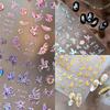 Light Luxury Dreamy Pony Nail Art Stickers Cartoon Year Of The Horse Nail Art Decals New Year Diy Nail Art Decoration