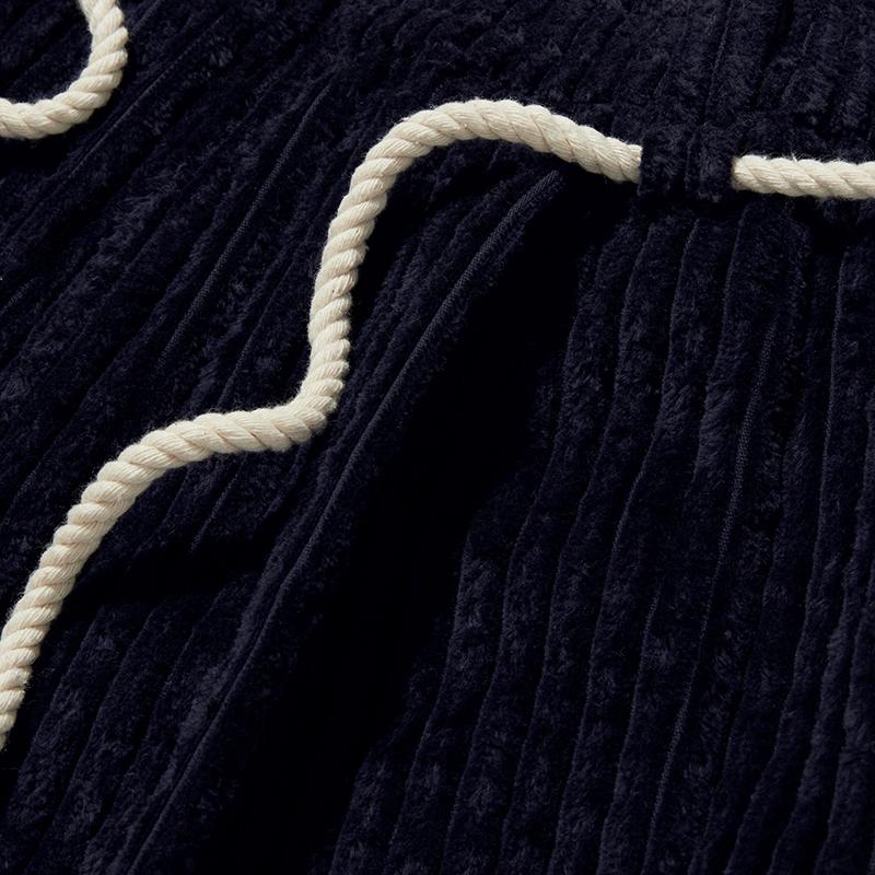 KIRSH X Misaki Kawaii Corduroy Pants [Navy]
