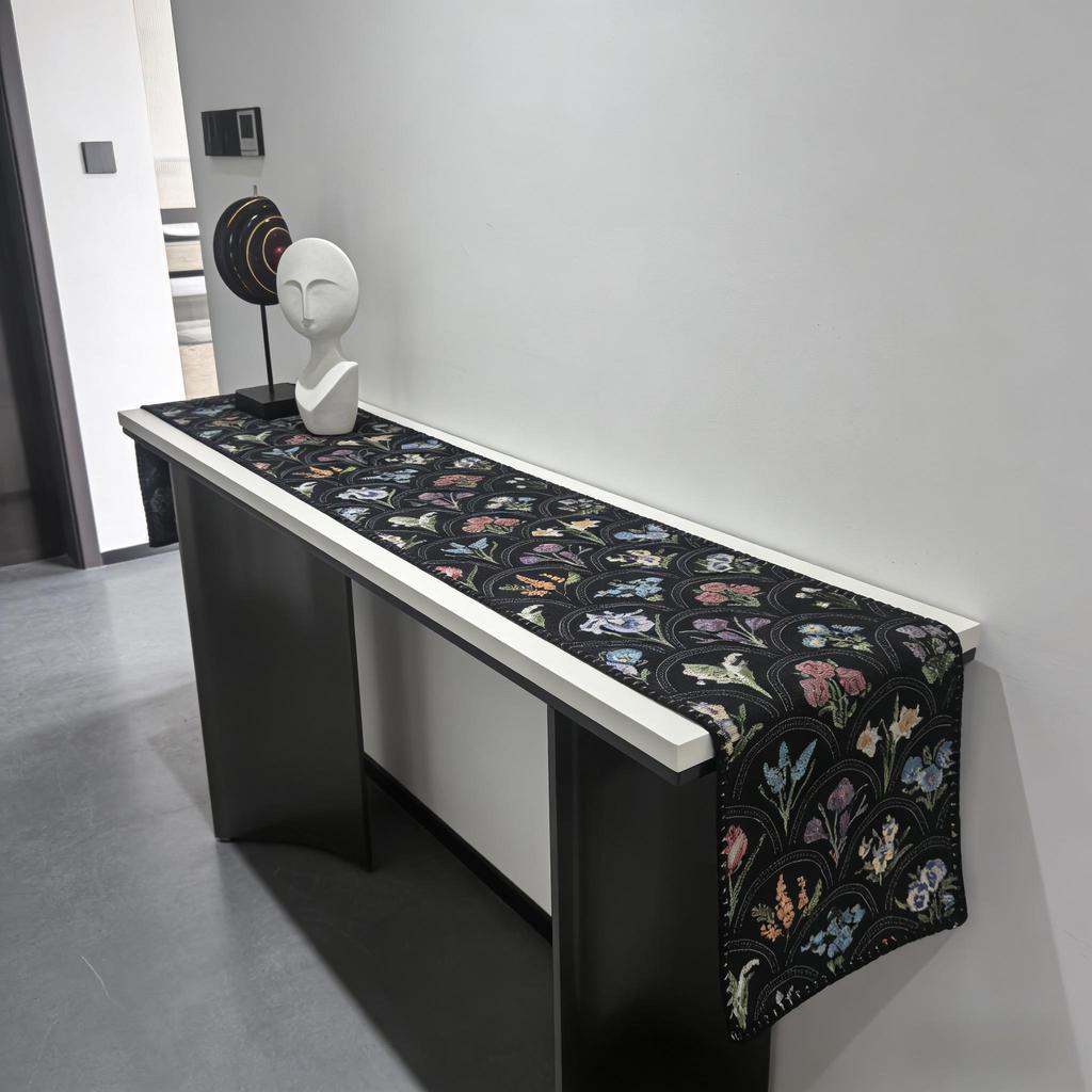 Washable Nordic Cotton Linen Modern for Dining Table, Coffee Table and TV Cabinet Decoration Table Runner
