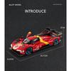 1/22 Ferrari 499P Endurance Race Alloy Sports Car Model Diecast Metal Racing Vehicles Car Model Simulation Sound and Light Kids Toy Gift