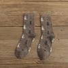 Women Socks Autumn And Winter Thicken Wool Middle Tube Socks Cute Cartoon Cat Printing Japanese College Style Loose Stockings