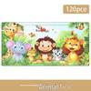 Wooden Animal Cartoon Jigsaw Puzzle Board - 30, 60, 98, 120-piece Toy for Early Childhood Education