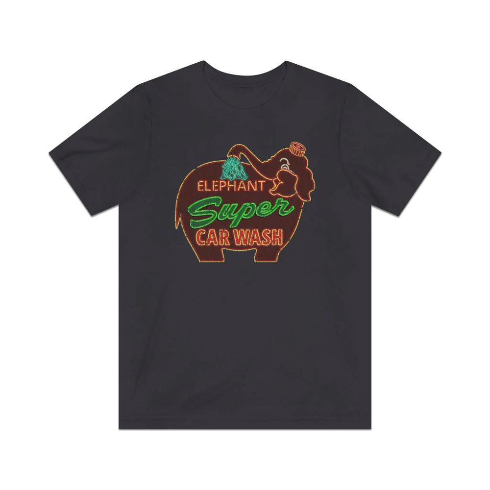 Elephant Super Car Wash 1956 Vintage Men s T-Shirt Unisex T-Shirt XXXXL