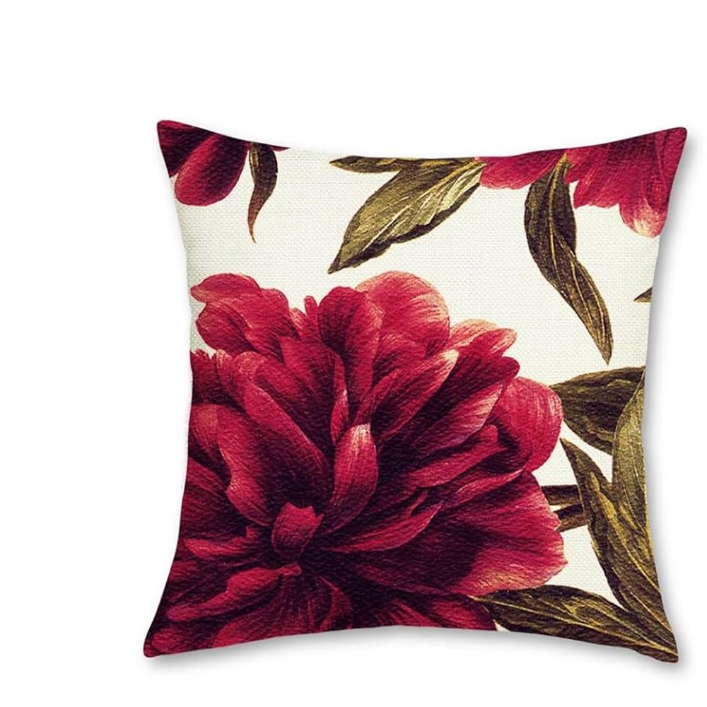Peony Elegance Blossom PillowcasesLiving room sofa cushion cover, soft and comfortable, bedroom room decoration