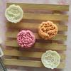 150g Lotus Carp Shape Mooncake Mold Pastry Stamp Mooncake Moulds Hand Pressure Tools Plastic Material Baking Accessories