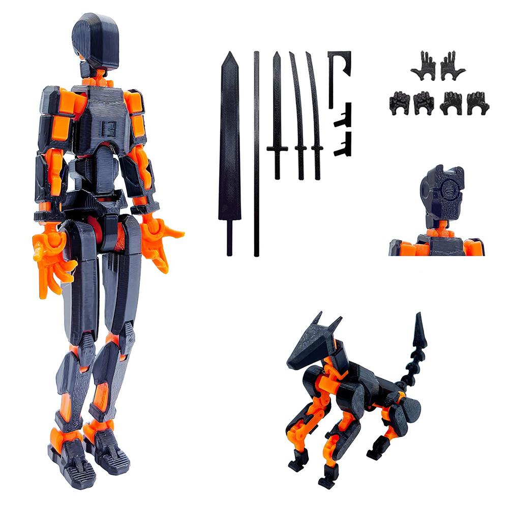 Titan 13 Actionfiguren T13 Figur 3D Gedruckt Mehrgelenkig Beweglich Lucky 13 Actionfigur Nova 13Action Figur Dummy Heimdekoration