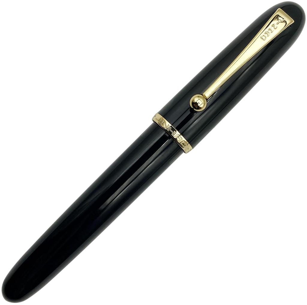 Gullor Acrylic Fountain Heartbeat Fine Nib Pen, Tip, Black, (0.5mm)
