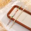 Einzigartiges Buntes Zirkon Armband Leichter Luxus Damen Handkette Dopamin Handgelenk Schmuck Feier Party