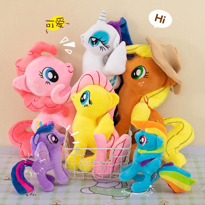 20304050Cm Kawaii My Little Pony Plush Twilight Sparkle Pinkie Pie Rarity Fluttershy Applejack Rainbow Dash Stuffed Toy