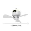 Portable Camping Fan Low Noise Tent Hanging Fan with Light Camping Ceiling Fan Remote Control for Tent Canopy RV Beach