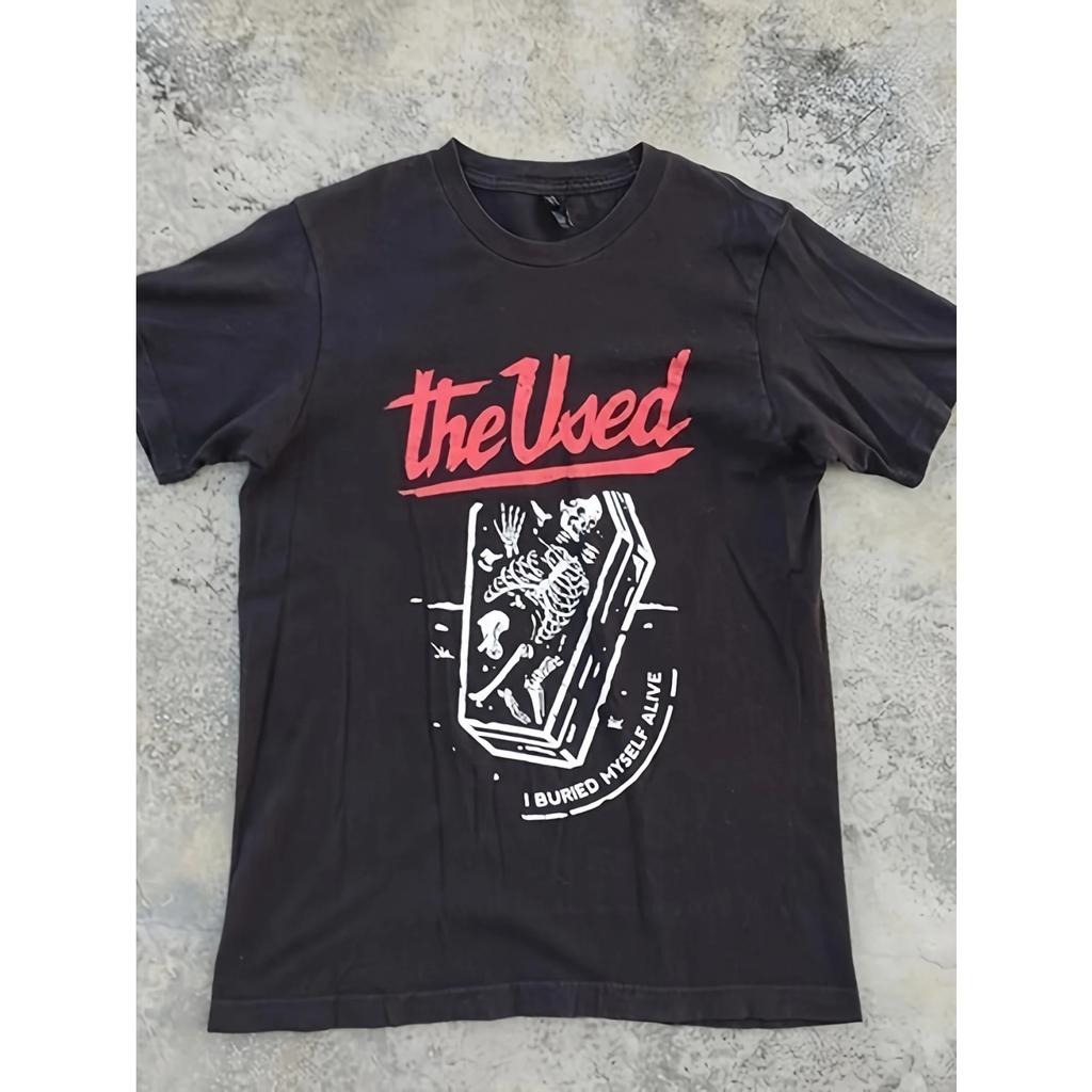The Useds Band T-shirt _ I Buried My Own Rock Band Black T-shirt Perfect for Men, Printed Pattern