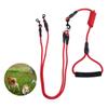 With Foam Handle 2/3/4 Way Pet Leash Nylon Dogs  Traction Rope Two Heads Dogs Leash  Outdoor