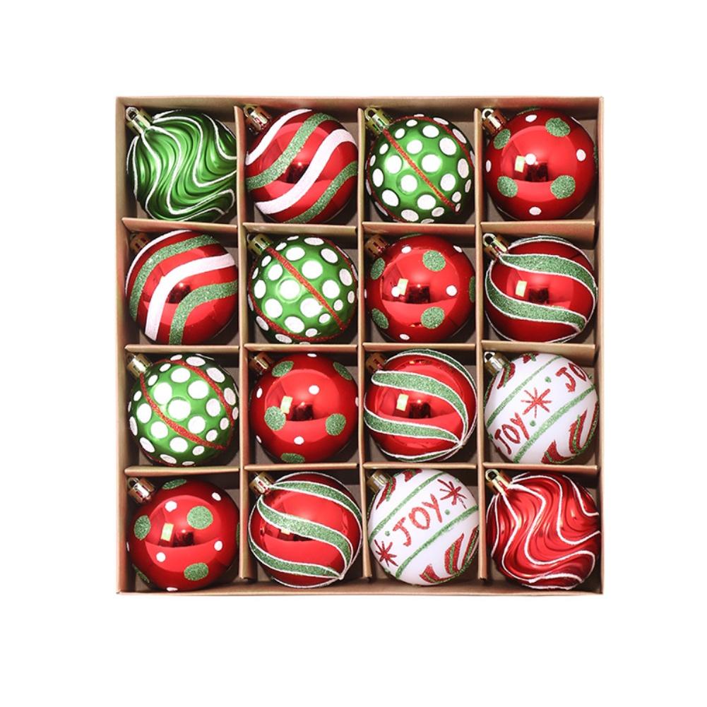 Christmas Celebration Christmas Balls Set 15 Piece Ornament Set Christmas Decoration Easy To Install Tree Ornaments China Mainland