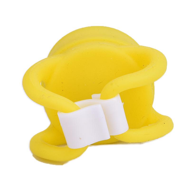 Bunte Fahrrad kleine gelbe LED-Ringlichter Fahrradklingel Rennradzubehör