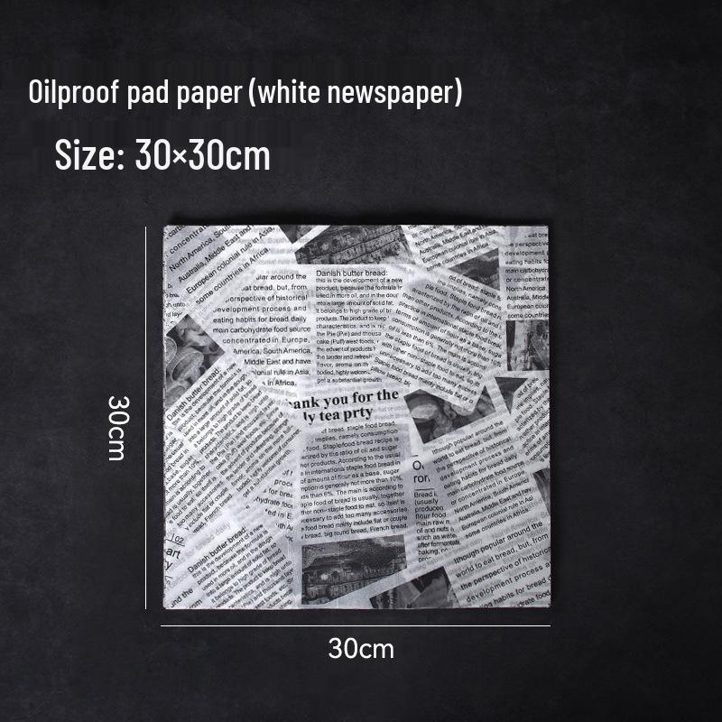 Thickened Oil-Proof Baking & Frying Paper for Oil Absorption and Food Wrapping