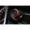 For Toyota Camry 2018- Cover Trim Red Alloy 1PC Center Console Volume Button