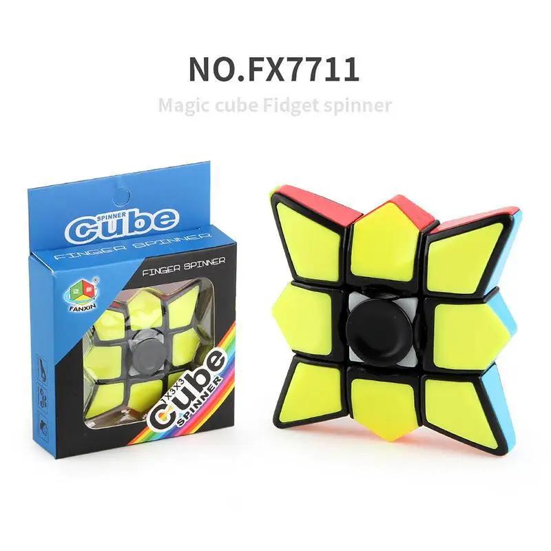 1x3x3 Magic Cube Fidget Toys Venting Decompression Spinner Irregular Cube Spins Smoothly Stress Reliever Toys for Children Gift