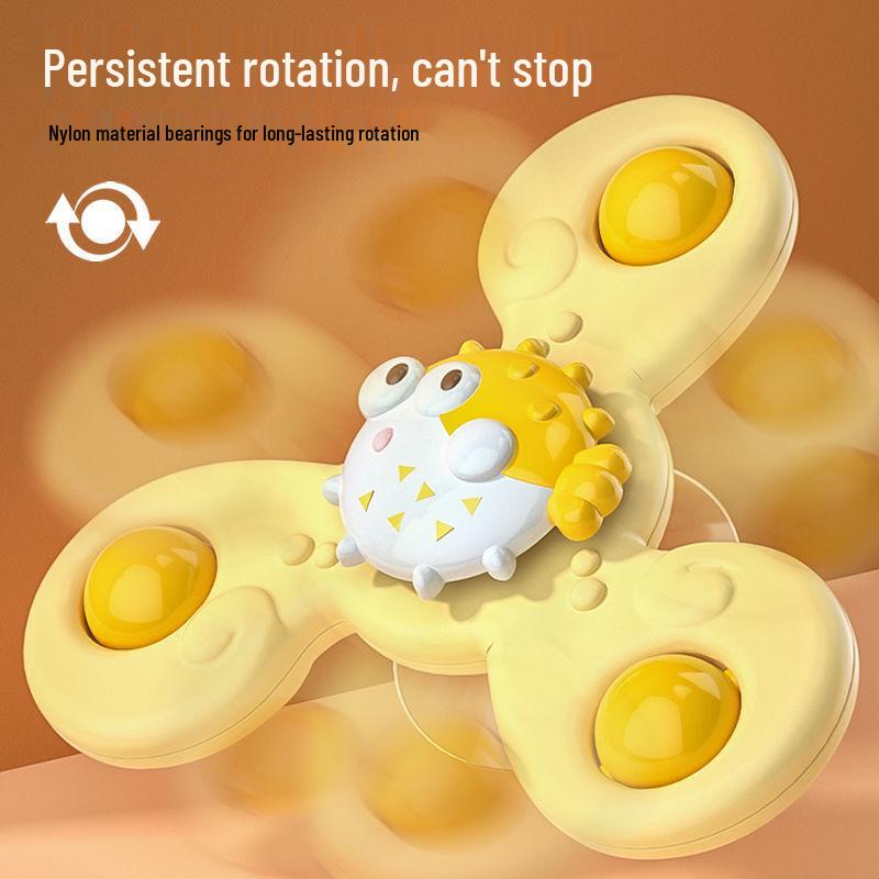 Rotating Baby Spinner Toy with Suction Cup - Educational for 0-3 Years