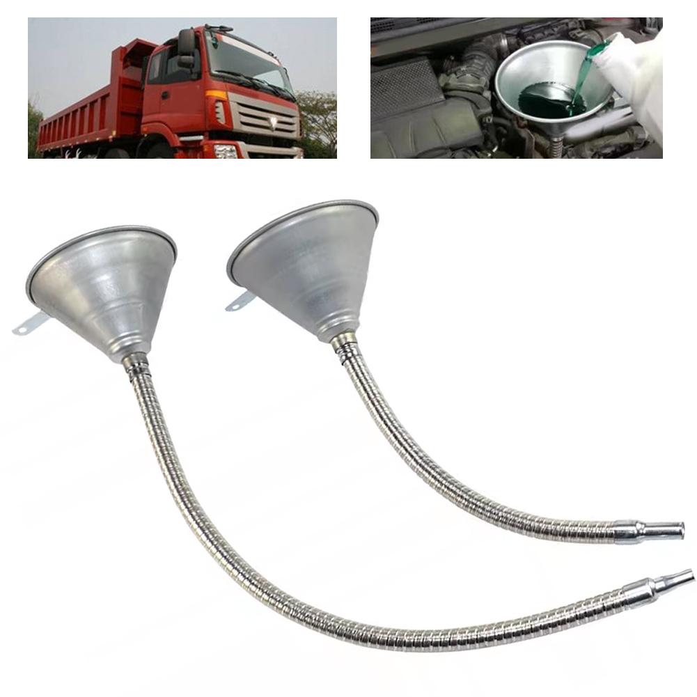 Car Accessories Universal Funnel 630MM And Motorcycle Fuel Flexible Iron Iron + Stainless Steel Universal Funnel