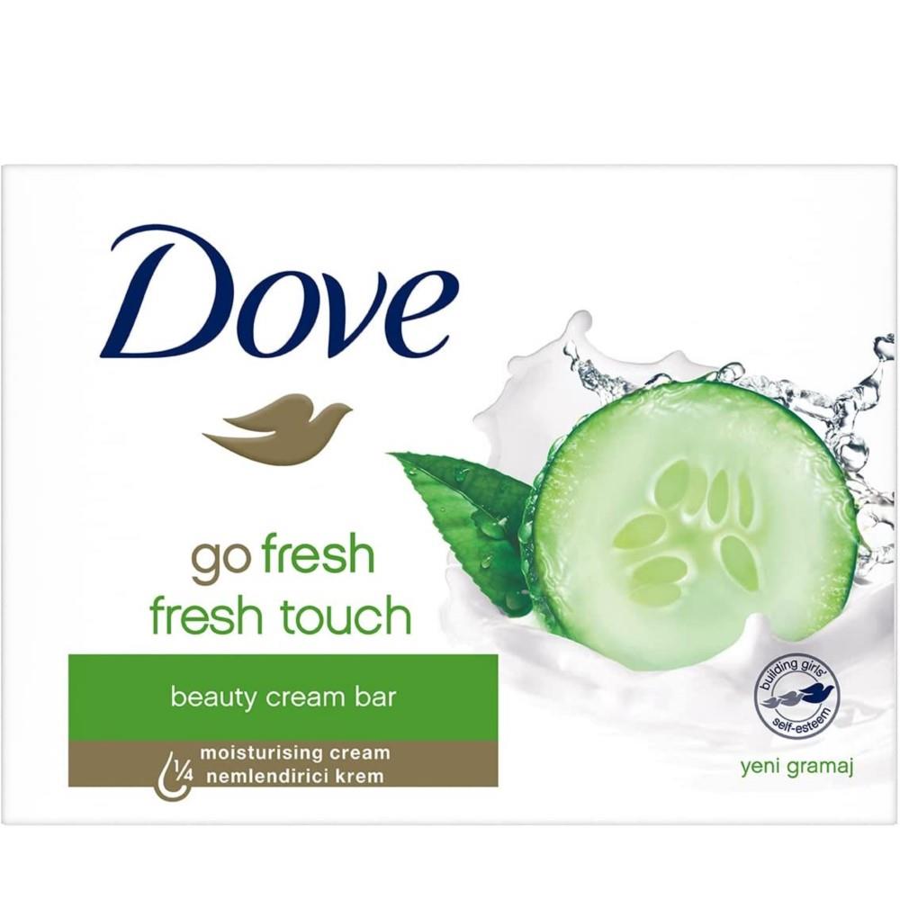 

Твердое косметическое мыло Dove Beauty Cream Bar Fresh Touch 90гр