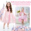 Prinzessinnenkleid für Mädchen Prinzessin Verkleidungs-Umhang-Set Meerjungfrau Pailletten-Umhang-Set Festliches Party-Weihnachts-Geburtstags-Verkleidungs-Kleidung