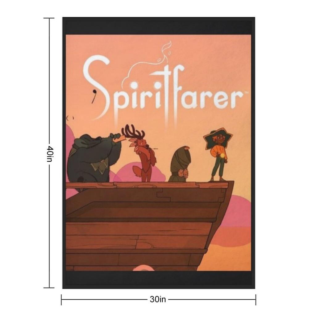 Spiritfarer Throw Blanket Blankets For Bed Personalized Gift Weighted Camping Blankets