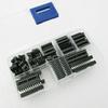 66pcs Ic Socket Box Kit Plug-in Chip Socket 6pin 8pin 14pin 16pin 18pin 20pin 24pin 28pin 8 Values