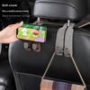1 Stück PVC Auto Kopfstützenhaken Doppelhakendesign Geeignet für Geldbörsen und Taschen Sitzrückseite Aufbewahrungszubehör