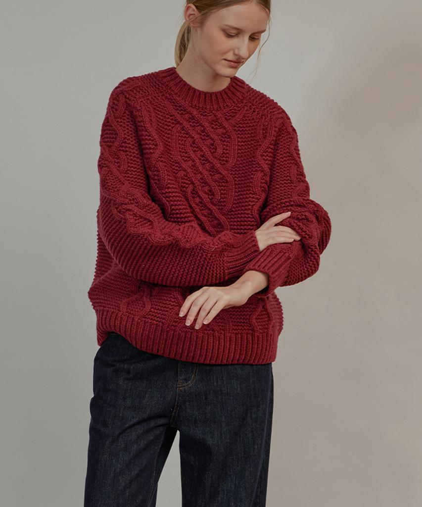 Kwinseulaebis Chunky Cable Wool Knit