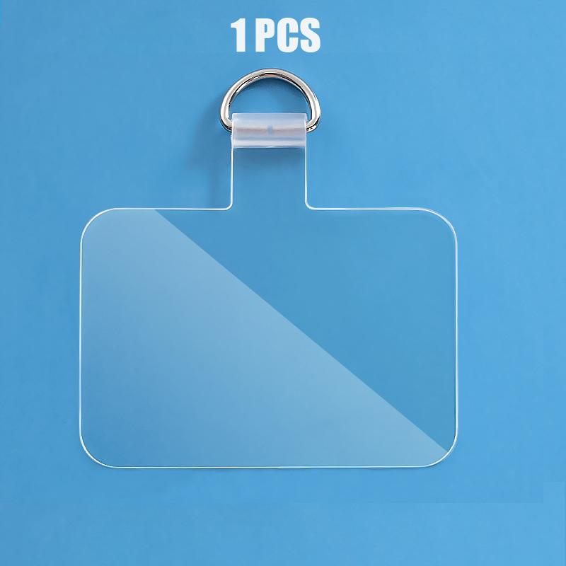 Universal Mobile Phone Anti-lost Lanyard Card Gasket Transparent Tpu Detachable Phone Hanging Cord Strap Patch Tether Pad