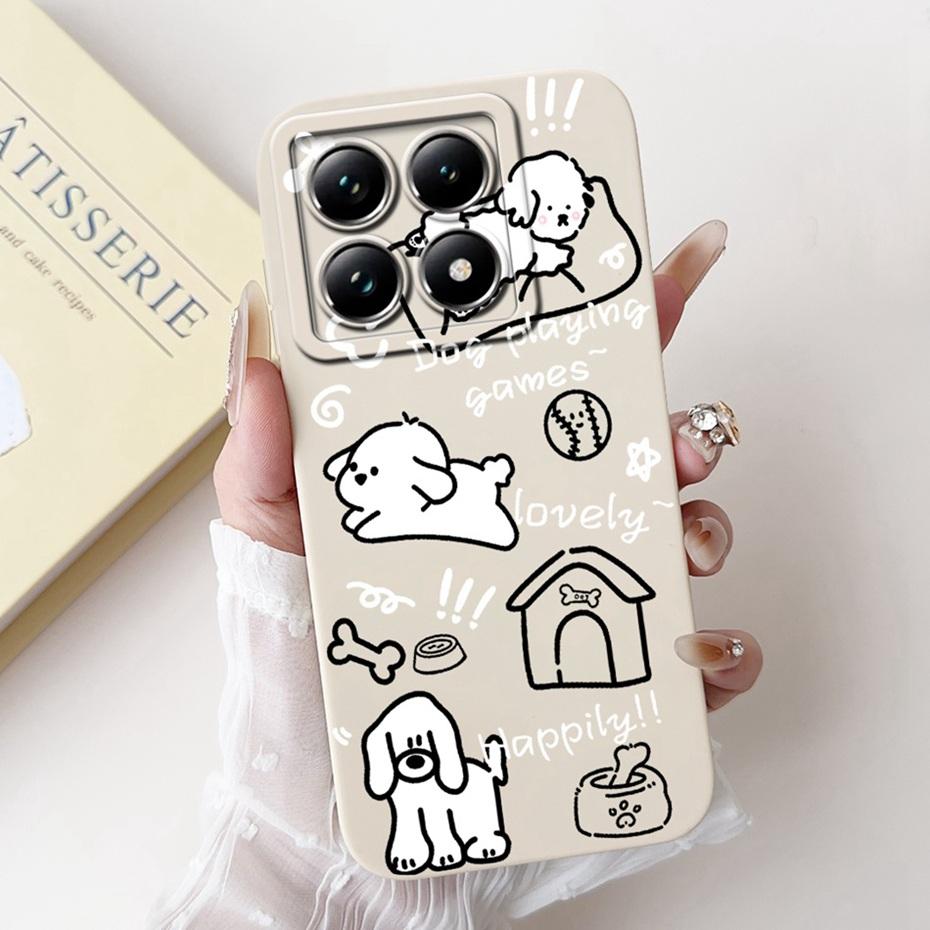 For Xiaomi 14T Pro 14T 5G Cute Funny Style Pattern Phone Case For Xiaomi Mi14T 14TPro Lens Protective Soft Silicone Cases