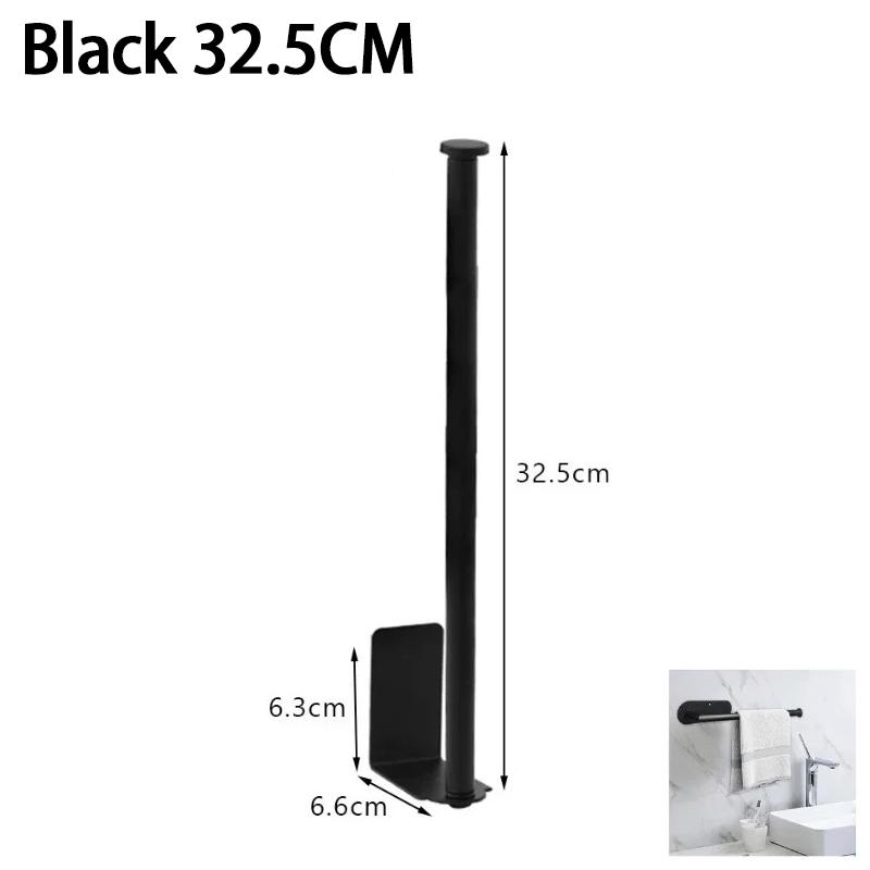 Kitchen Towel Holder Stainless Steel Paper Towel Holder Under Sink Organizer Lengthen Storage Rack Sink Accessories SNJ007