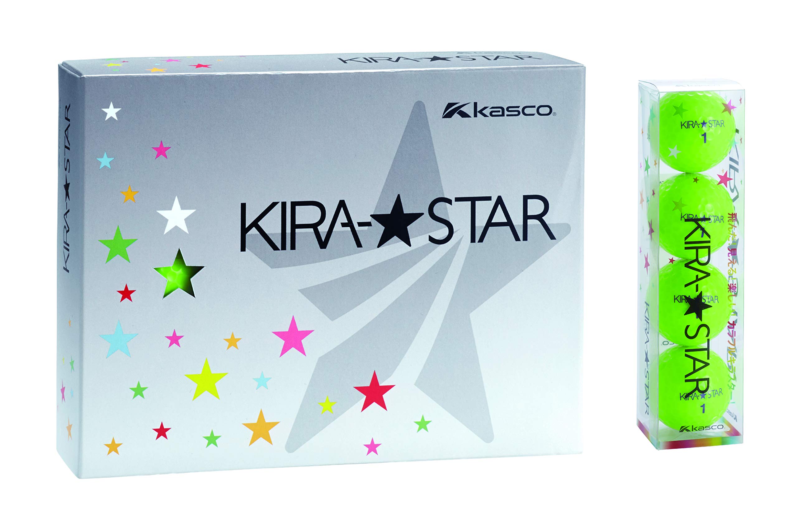 

Kasco Golf Ball KIRA STAR2 Kira Star 2N Lime Dozen
