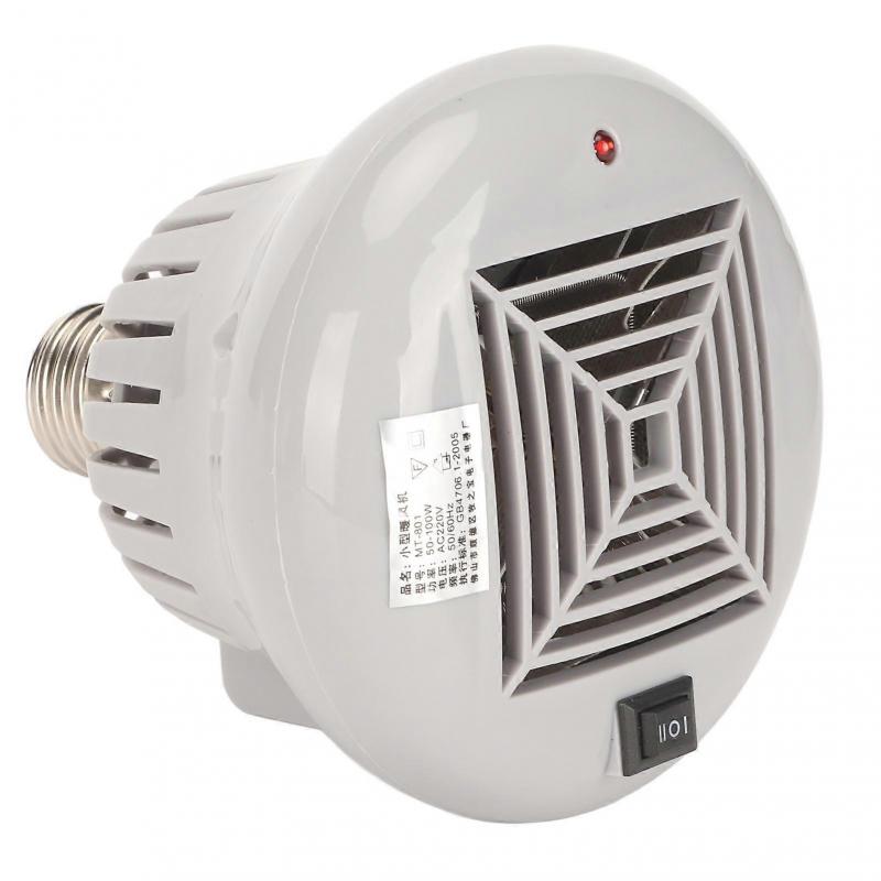 Pet Fan Heater 3 Levels Power Safe Small Pet Box Heater for Reptile Chicken Gray 220V