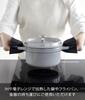 Yamazaki Jitsugyo Magnet Silicone Pot Holder Set of 2 Black x D7 x Tower Dishwasher Safe Floating Storage Mittens 1958 W9.2 H7.2cm (per piece)