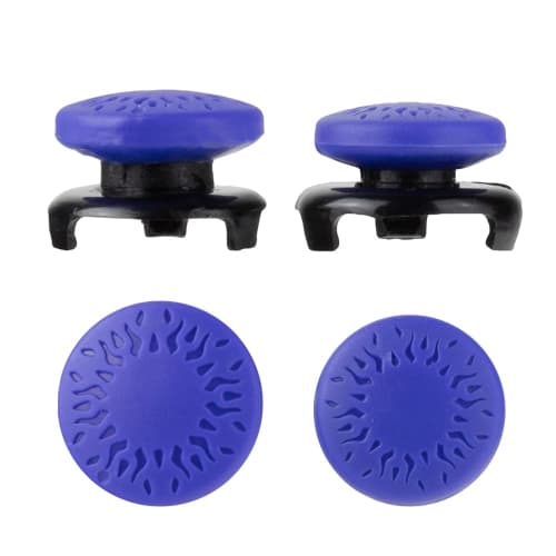 Answer Cool FPS Stick Aiming for Switch Pro Controller (Ink Violet & Ink Yellow) [Stick Height Adjustment 13.5-15mm/Diameter 17.5-19mm/Comes with 10 a