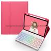 iPad Keyboard Case 10.9" for 11th Gen with 7-Color Backlight, Magnetic Attach, Pen Slot, Detachable, Fits Air & 9th Gen Tablets