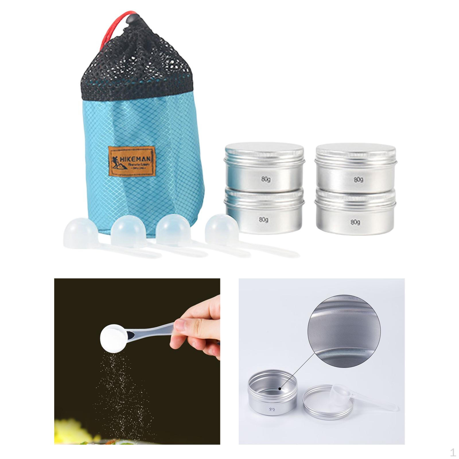 

Container with Lid Outdoor Containers Keep Tin Cans for 80G
