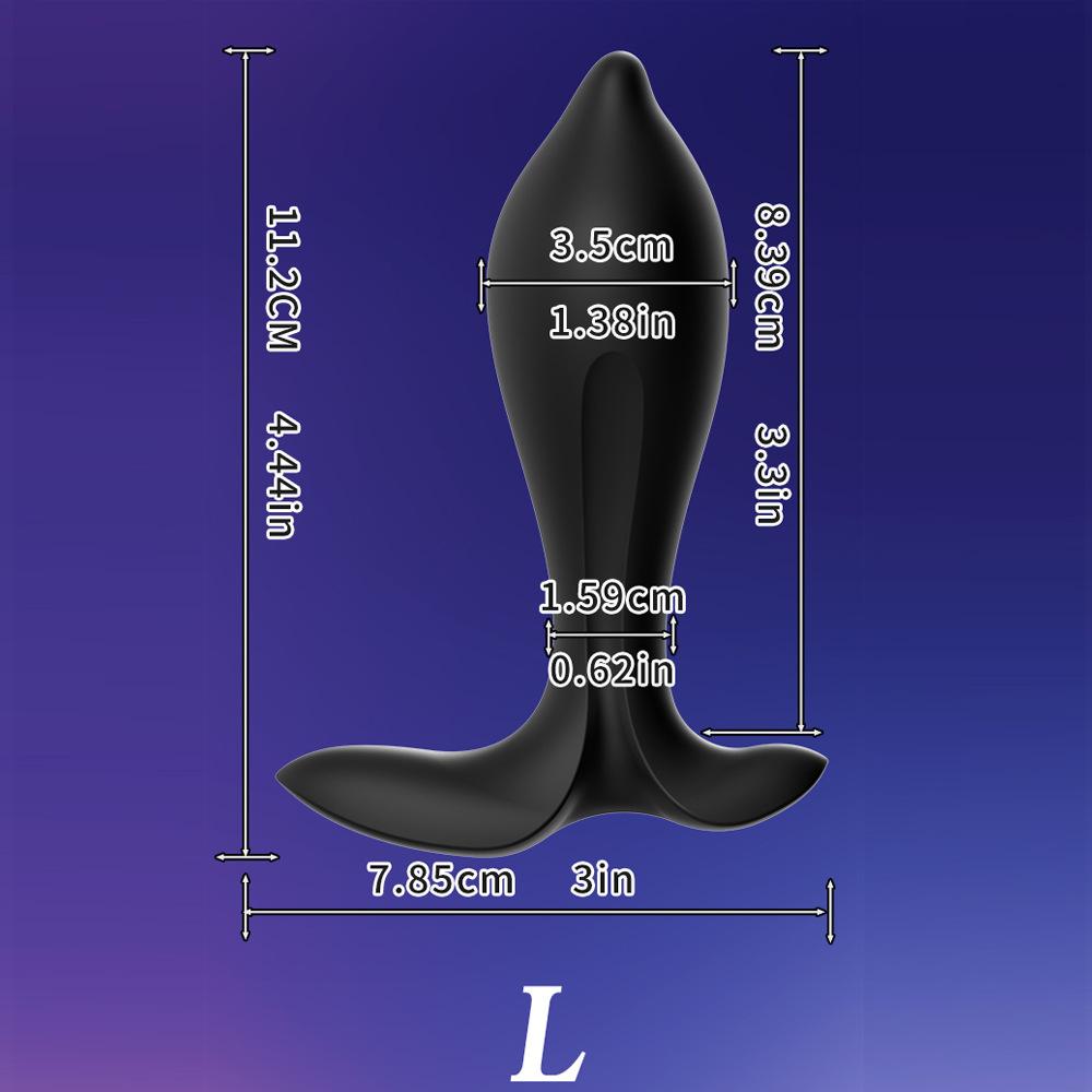 New Style Silicone Butt Plug for Adults, Suitable for Both Men and Women