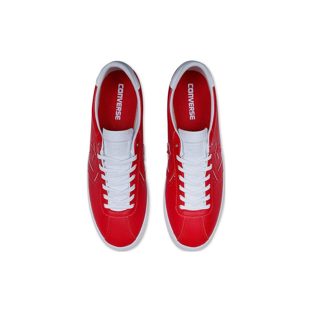 Converse Lifestyle Slip Resistant Durable Low Top Skate Shoes Unisex Sneakers Red White 160197C