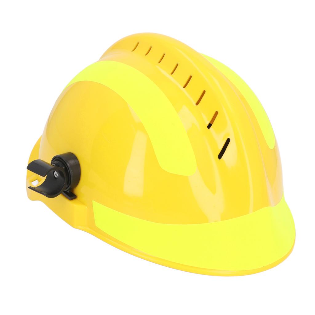 Hard Hat   Lining Heat Resistant Shock Absorbing Slotted Construction   Work Helmet