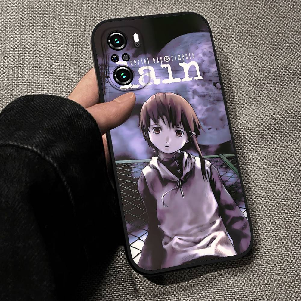 Anime S-serial Experiments Lain Phone Case For Xiaomi Redmi 13 12 13 12C 14C Redmi Note 14 13 12 Pro Plus 12S 11S 11 10S Soft C