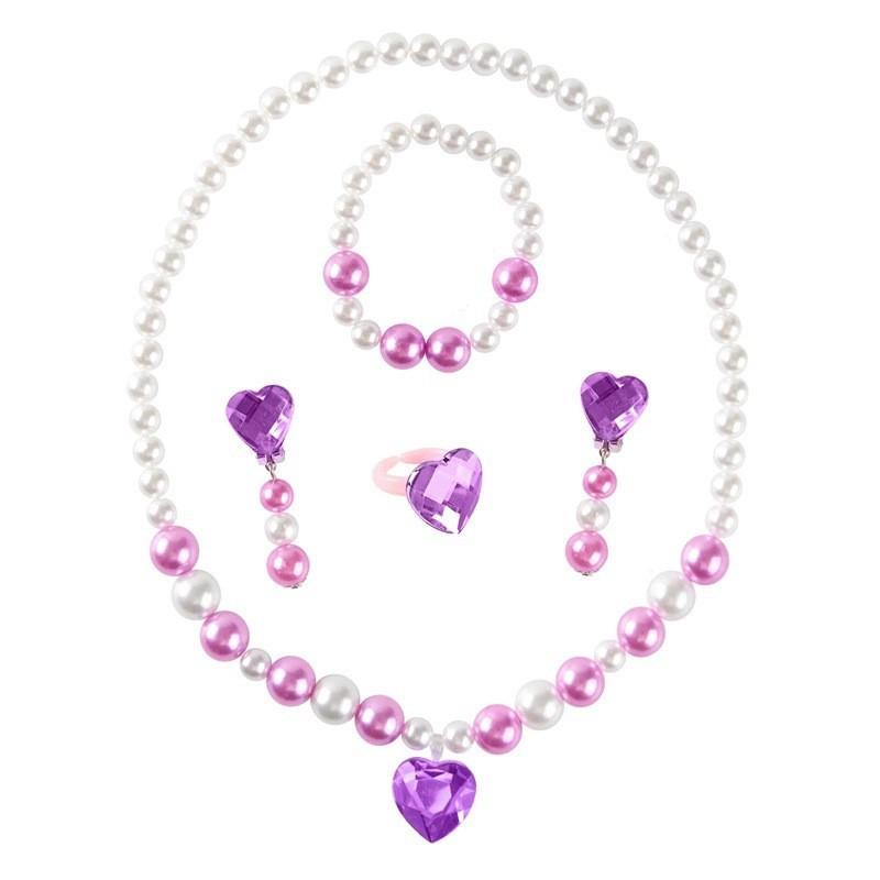 Accessori da Principessa Cosplay Gioielli per Bambini Collana Viola a Coda di Pesce Accessori