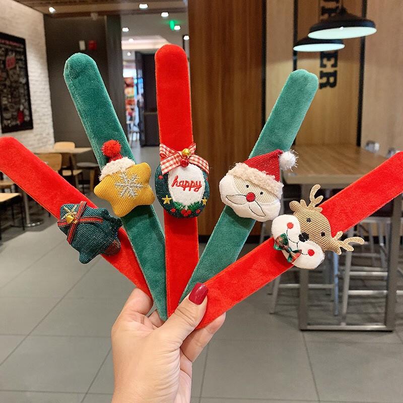 Christmas Plush Deer Slap Band